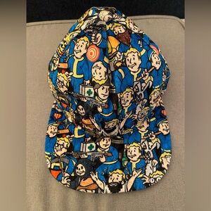 FALLOUT VAULT BOY VELVET HAT BETHESDA SNAPBACK HAT